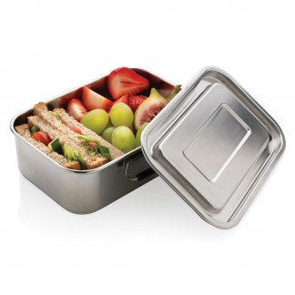 Lunch box en acier inoxydable recyclé publicitaire - 1L - ETANCHA