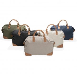 Sac weekend personnalisable en coton et polyester recyclés - CASA