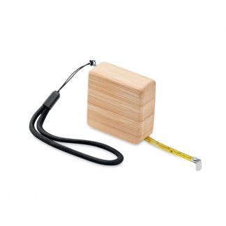 Mètre ruban carré personnalisable en bambou - 1M - SOKUTEI