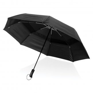 Parapluie personnalisable 27" tempête auto en rPET recyclé - TORNADO