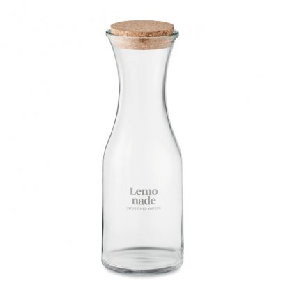 Carafe En Verre Recyclé 1000ml PICCA Avec Marquage