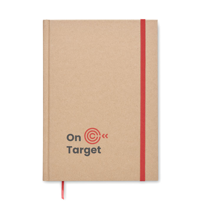 Carnet A5 personnalisé en carton et papier recyclé – Dos carré collé – MUSA – Image 5