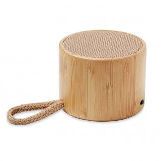 Enceinte personnalisable sans fil bluetooth en bambou - COOL