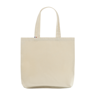 ac Shopping France Avec Soufflet En Coton Certifié 240g 45x42x8cm TOTE BAG