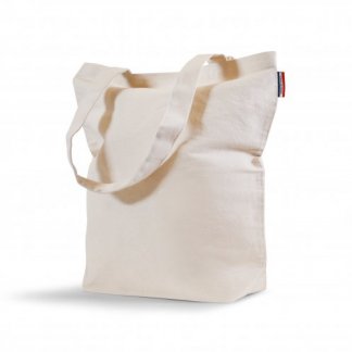 Sac shopping personnalisé en coton recyclé - 300g - 38 x 42 x 12cm - PAULETTE