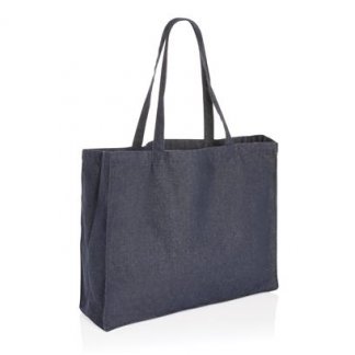 Sac cabas promotionnel en denim recyclé - 320g - 49x14x37cm - STYLTO