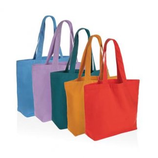 Sac shopping promotionnel en toile recyclée - 240g - 31x4x62cm - ROLLS