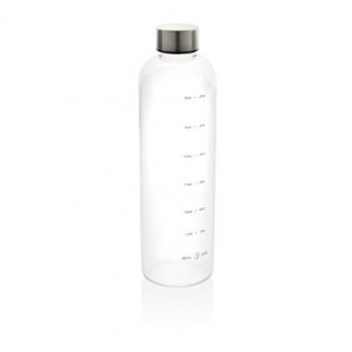 Bouteille publicitaire avec suivi d'hydratation en PET recyclé - 1000ml - SUIVO