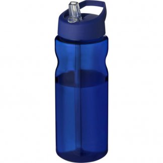 Bouteille Sport Personnalisable En Plastique Issu Des Océans Couvercle Bec Verseur 650ml ECO BASE Bleu