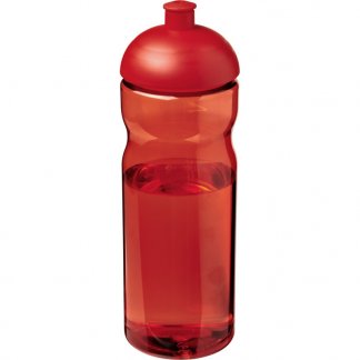 Bouteille Sport Personnalisable En Plastique Issu Des Océans Couvercle Dôme 650ml ECO BASE Rouge