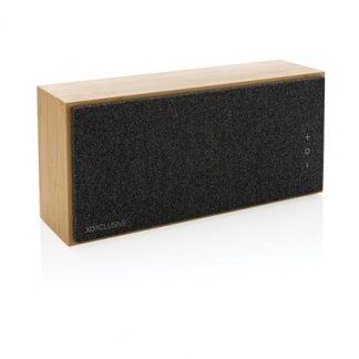 Enceinte sans fil publicitaire en bambou certifié - 20W - WYNN