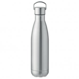 Bouteille isotherme en inox recyclé avec poignée personnalisable - 500ml - MANAO