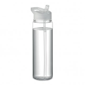 Gourde personnalisée avec paille en Tritan recyclé - 650ml - BAY