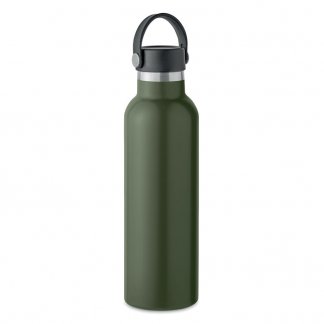 Gourde isotherme en inox recyclé avec 2 bouchons à logoté - 700ml - BOALI