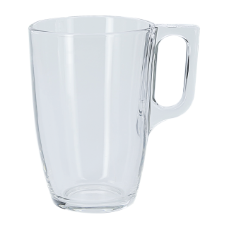 Mug promotionnel en verre trempé - 400ml - QUAFRA