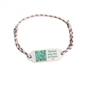 Bracelet Pub En Plastique Et Polyester Recyclés NOODY Avec Marquage