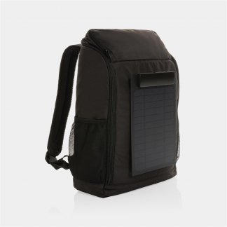 Sac à dos personnalisable avec panneau solaire 5W rPET - PEDRO -