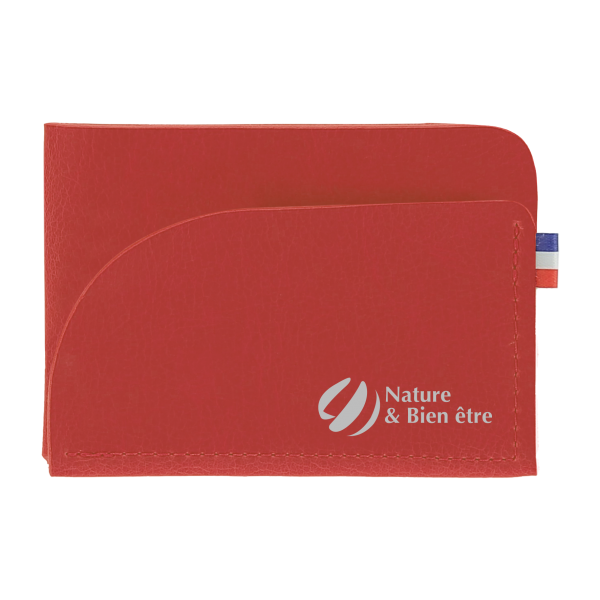 Porte carte végétal imitation cuir publicitaire – MARTA – Image 4