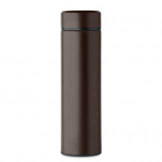 Bouteille double paroi publicitaire en inox recyclé avec revêtement en céramique - 420ml - NUNAVUT
