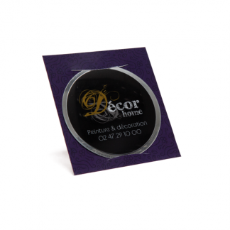 Bec verseur anti-gouttes promotionnel en PET laminé avec support - GOUTBEC SUPPORT