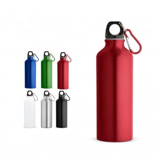 Gourde avec logo En Aluminium Recyclé Avec Mousqueton 530ml RE LANDSCAPE