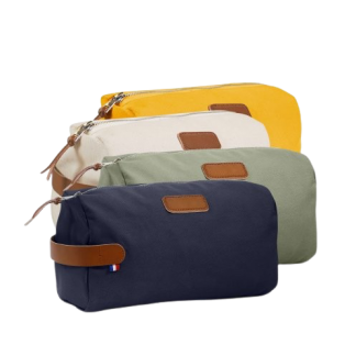 Trousse de voyage promotionnelle en coton bio - 360g - 26x11x10cm - FISEL