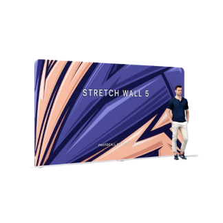 Mur d'image publicitaire en toile polyester recyclé - 210g - anti-feu B1 - STRETCHWALL 5