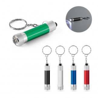 Porte Clés Lampe De Poche LED En Aluminium Recyclé Logo RE LERGAN