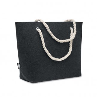 Sac shopping publicitaire ou sac de plage en feutre recyclé - 46x13x32cm - FELTSEA