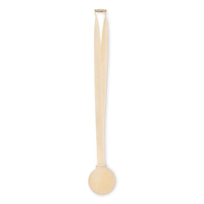 Médaille personnalisée en bois avec sangle en coton – BEST
