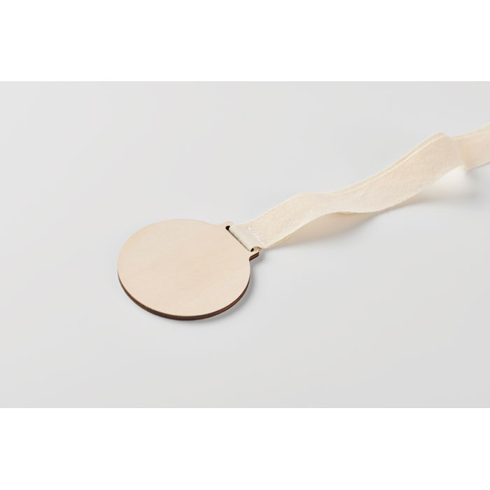 Médaille personnalisée en bois avec sangle en coton – BEST – Image 8