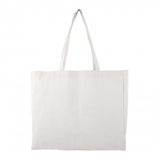 Sac shopping personnalisé en coton naturel - 300g - 40x35x10cm - TIAKO