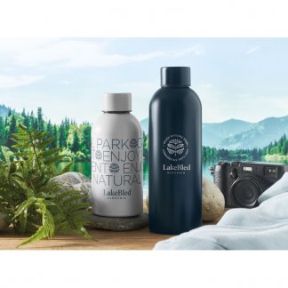 Bouteille logoté en acier inoxydable recyclé - 500ml - ATHENA MID