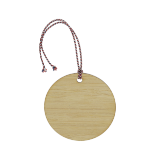 Etiquette bagage en bambou promotionnel - VOYAGE-ROND