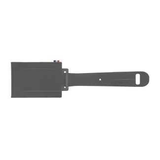 Porte-étiquette publicitaire pour bagages en PVC imitation cuir